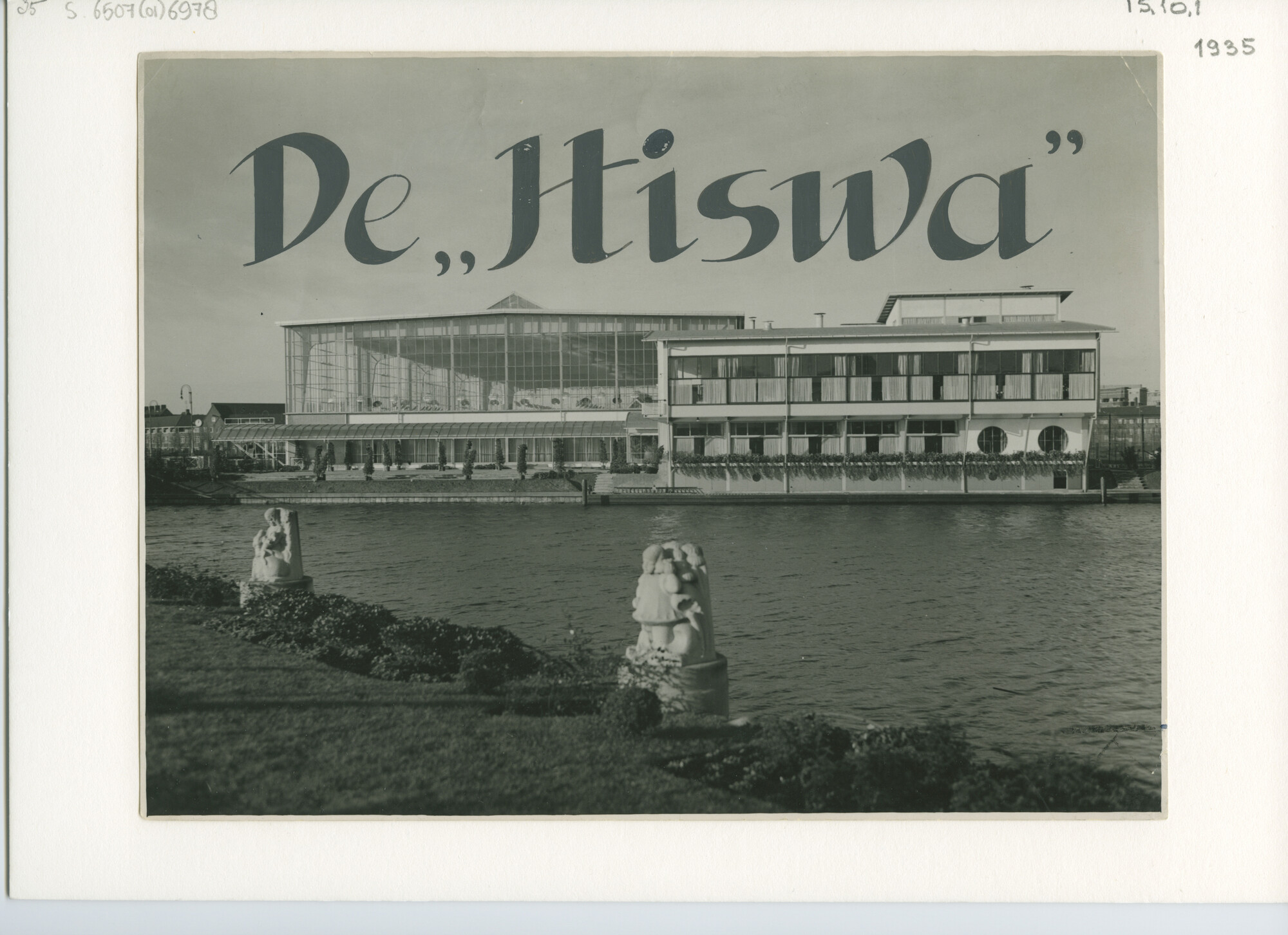 S.6507(01)6978; HISWA 1935 vond plaats in het Apollo-gebouw.; foto