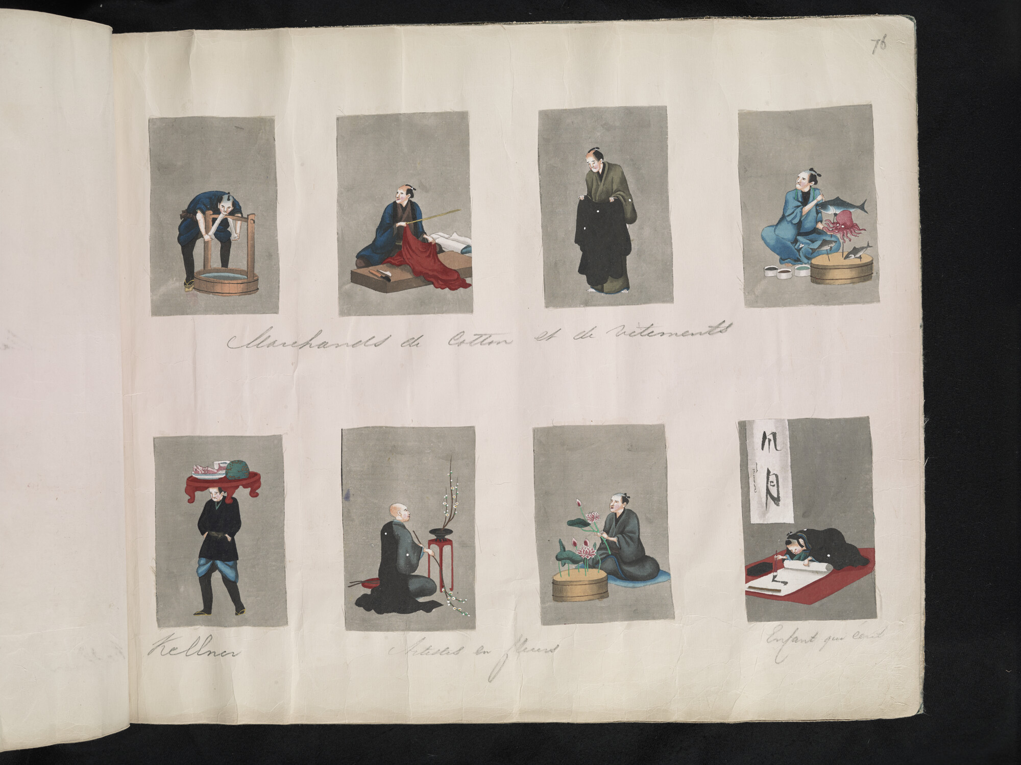 S.3628(02); Album nr. 1 uit een serie van drie van de Nederlandse consul in Japan Dirk de Graeff van Polsbroek; fotoalbum