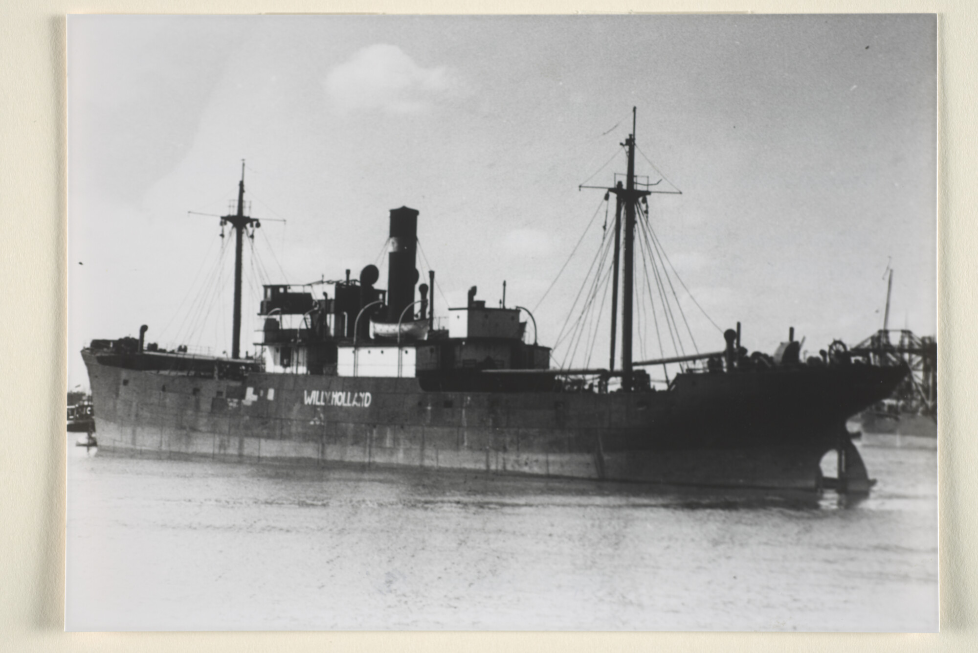 1996.3171; Het vrachtschip ss. Willy (ex- Prina & Wellpark) van de Europese [...]; foto