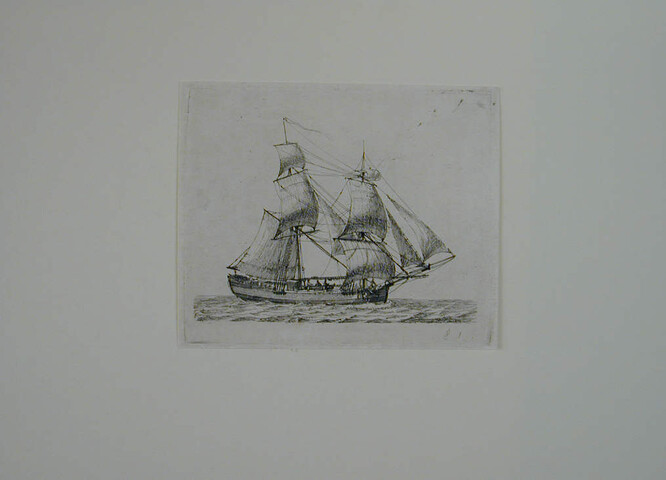 A.0149(0101); Prent uit de suite 'Verscheide soorten van Hollandse vaartuigen'; prent