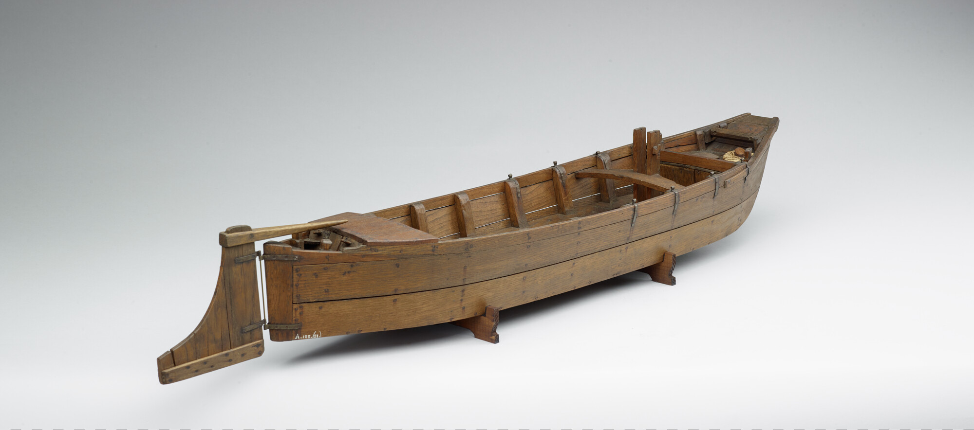 A.0125(31); Model van een Eemspunt; scheepsmodel