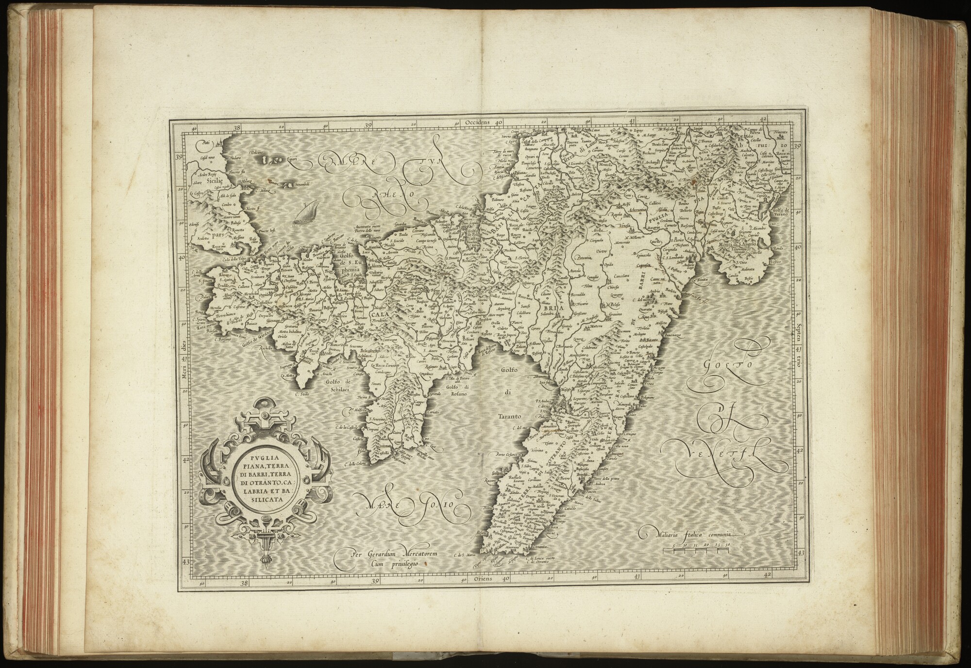 A.0145(227) [kaart 137]; Kaart van Zuid-Italië; kaart