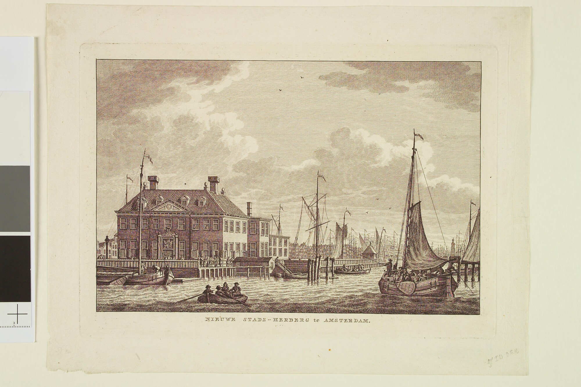 A.5022(03); De Nieuwe Stadsherberg te Amsterdam; prent