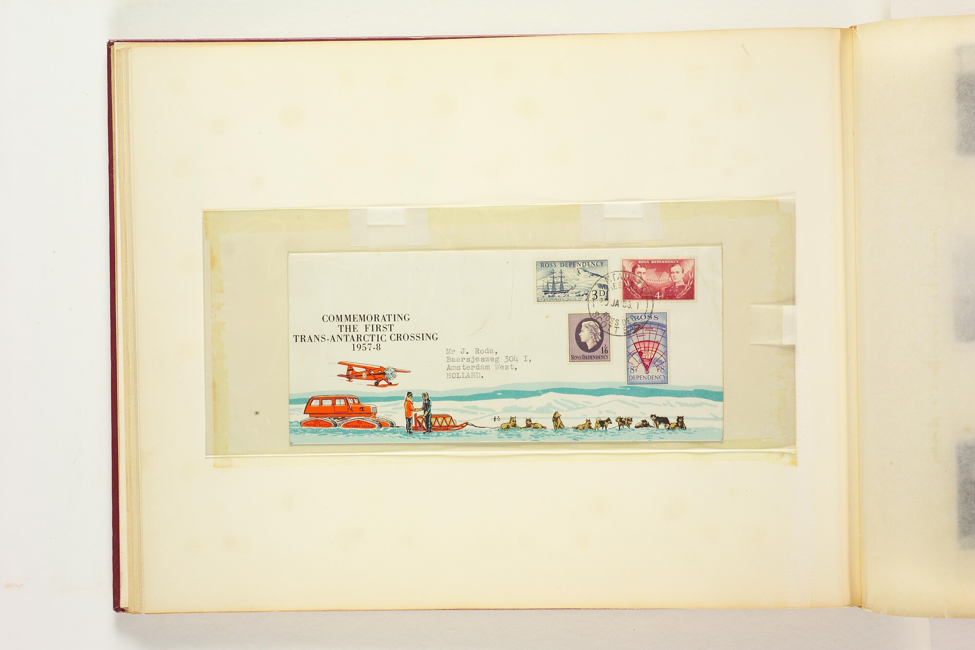 1990.0580; Eerste album met foto's van het walvismoederschip ms. Willem Barendsz (I); fotoalbum