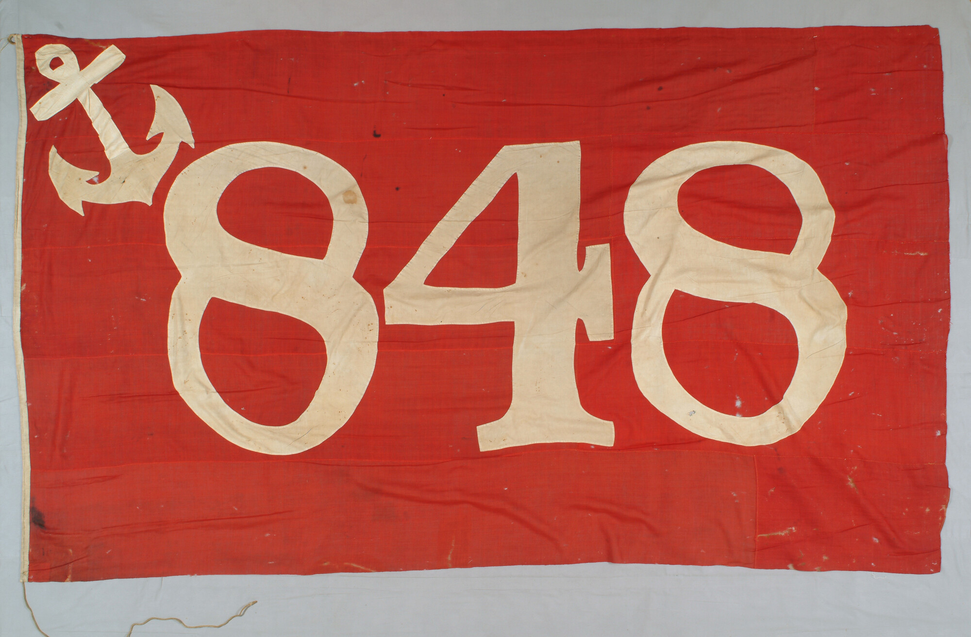 S.1207; Vlag van het college Zeemanshoop met het nummer 848; vlag