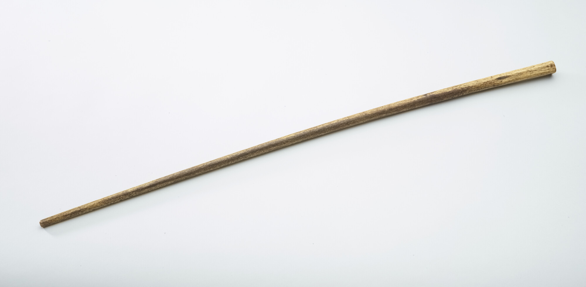 A.5581(04); Wandelstok, gemaakt van walvisbeen; stok