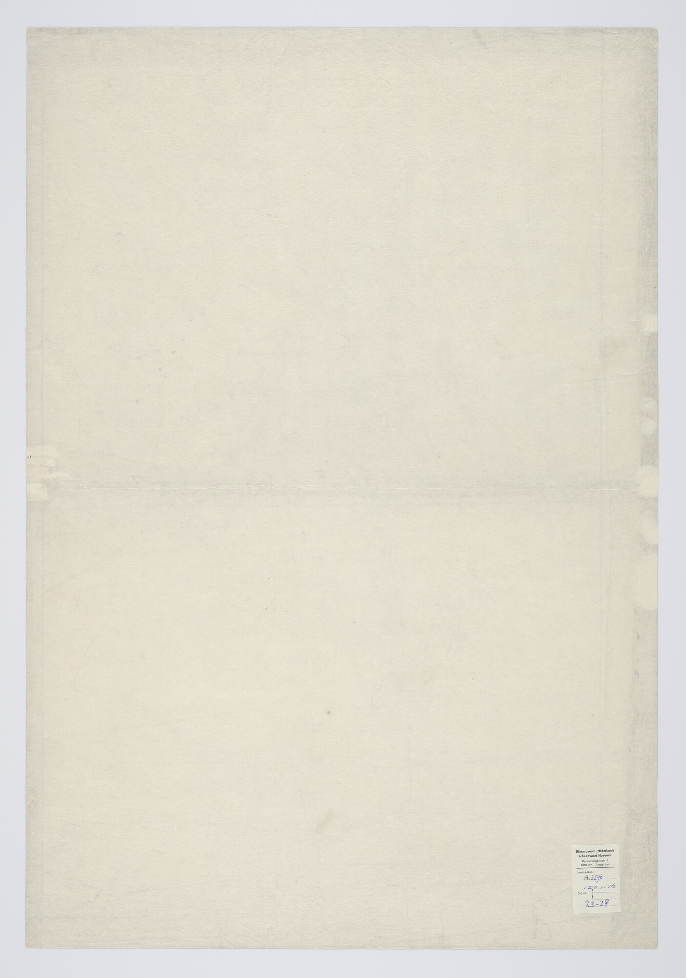 A.5596; Kaart in drie delen van de Schelde; rivierkaart