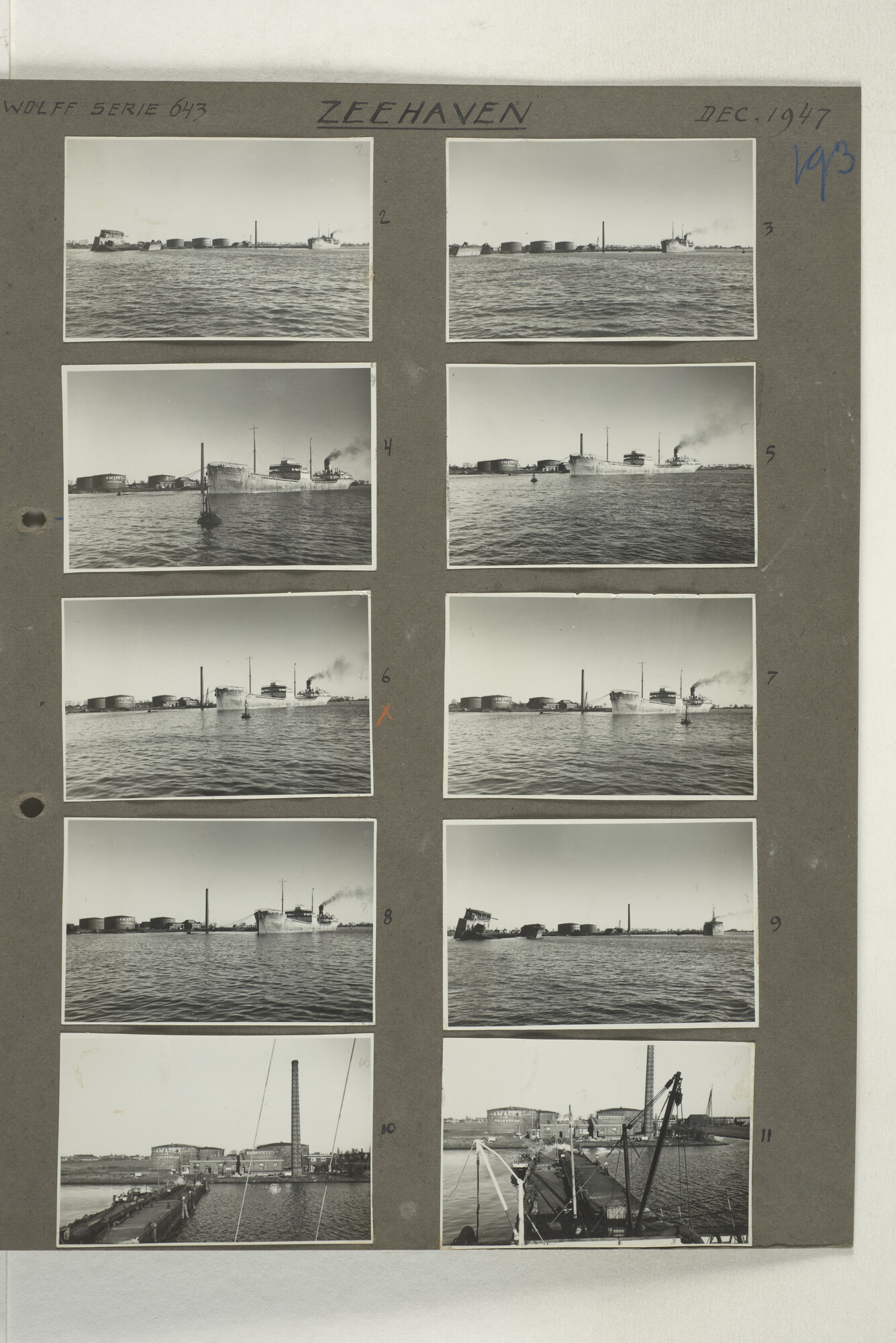 1998.2179; Omslag met een grote hoeveelheid proef foto's gemaakt in opdracht van de Gemeente Handelsinrichtingen in Amsterdam; omslag