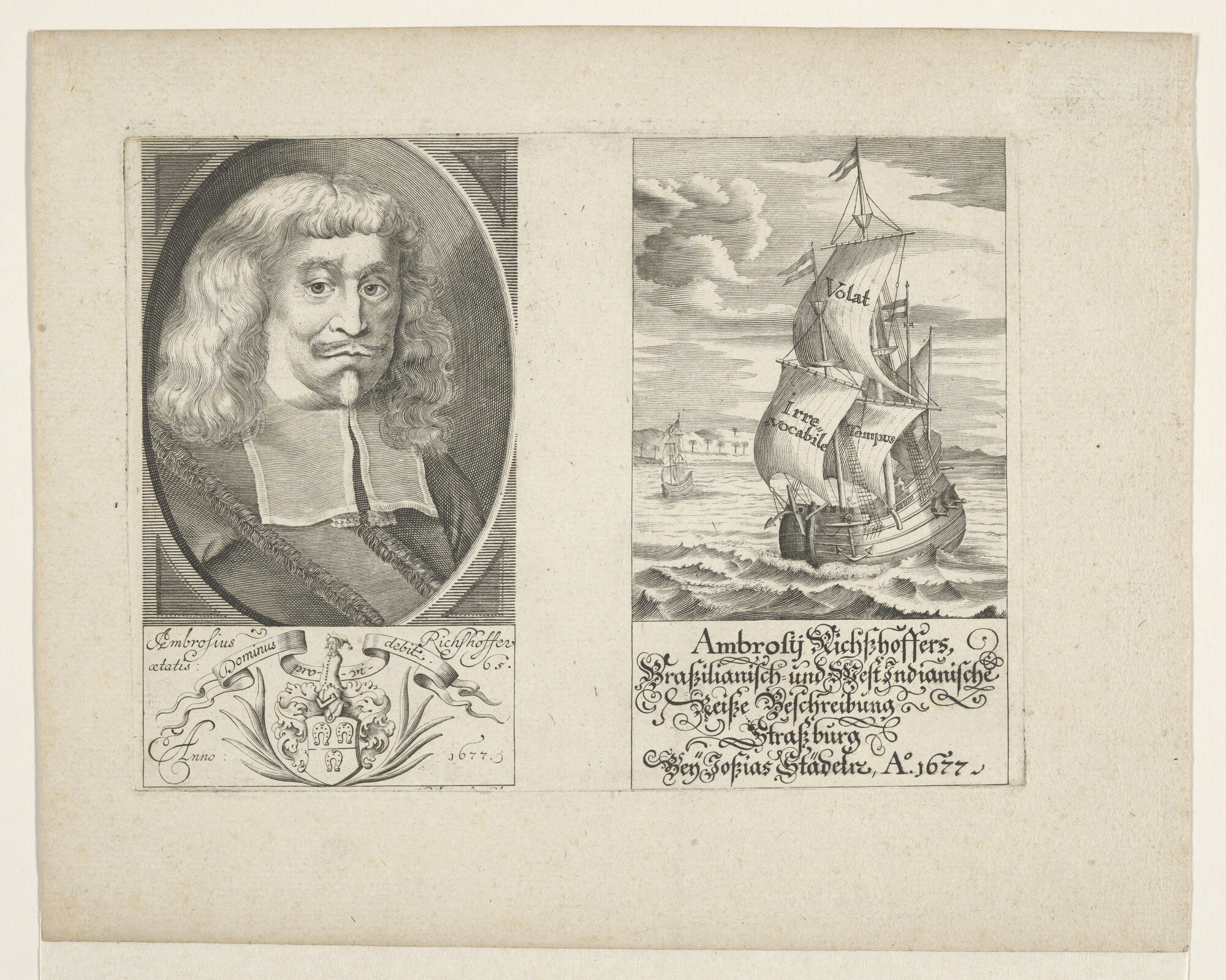 A.0075(138); Portret van Ambrosius Richshoffer; prent