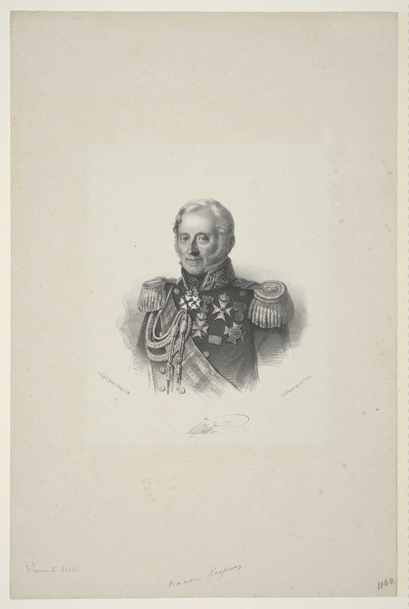 A.1412(04); Portret van J.C. Koopman; prent