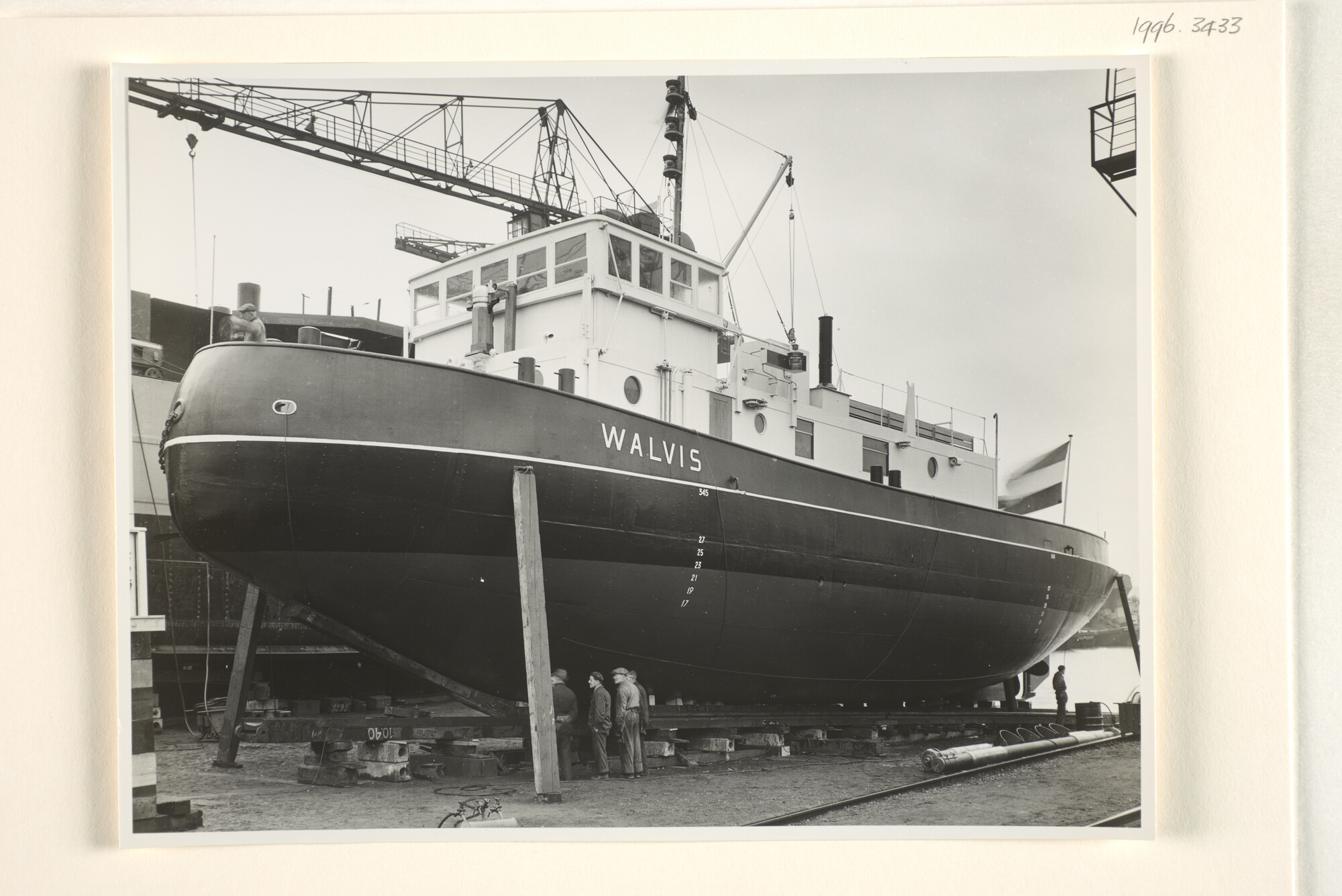 1996.3433; Fotos van de ijsbreker ms. Walvis eigendom van Vereniging Algemene [...]; fotoreportage