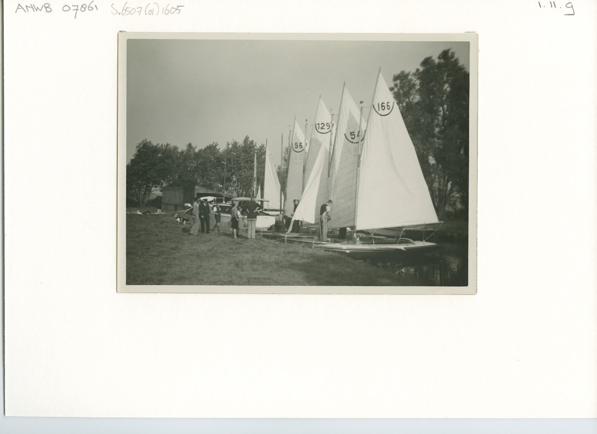 S.6507(01)1605; Foto kampioenschapswedstrijden Langweer.; foto