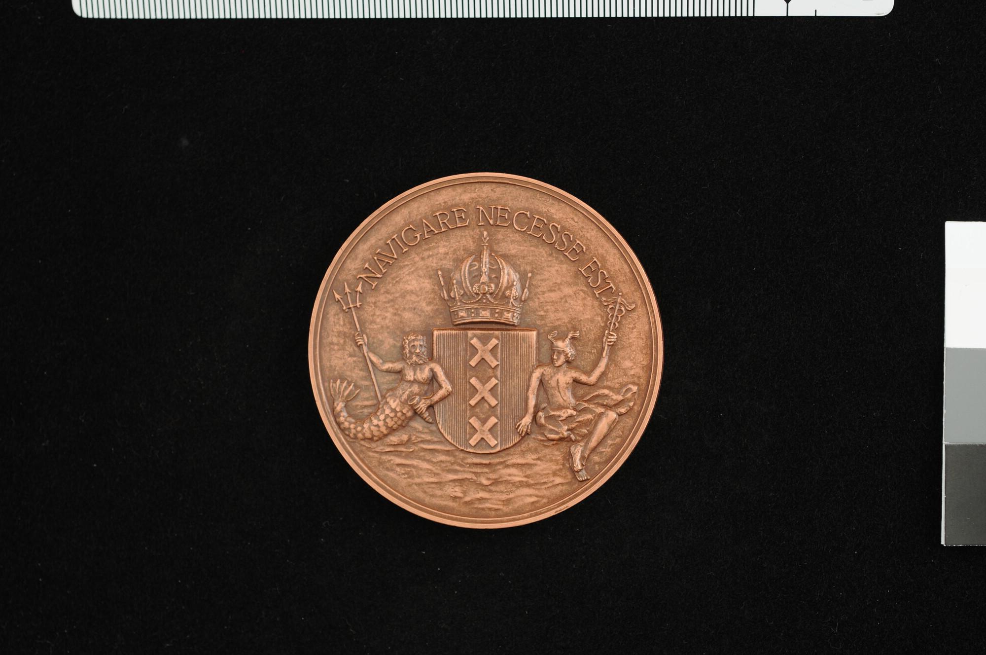 2007.0463; Penning op het 125-jarig bestaan van de KNSM, 1981; penning