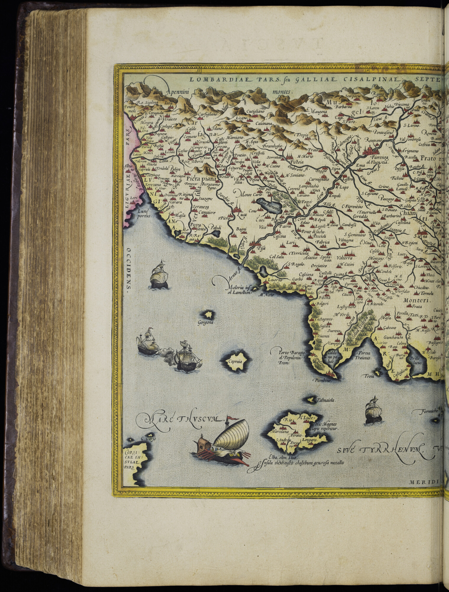 A.0145(232) [kaart 090]; Kaart van Centraal-Italië; kaart