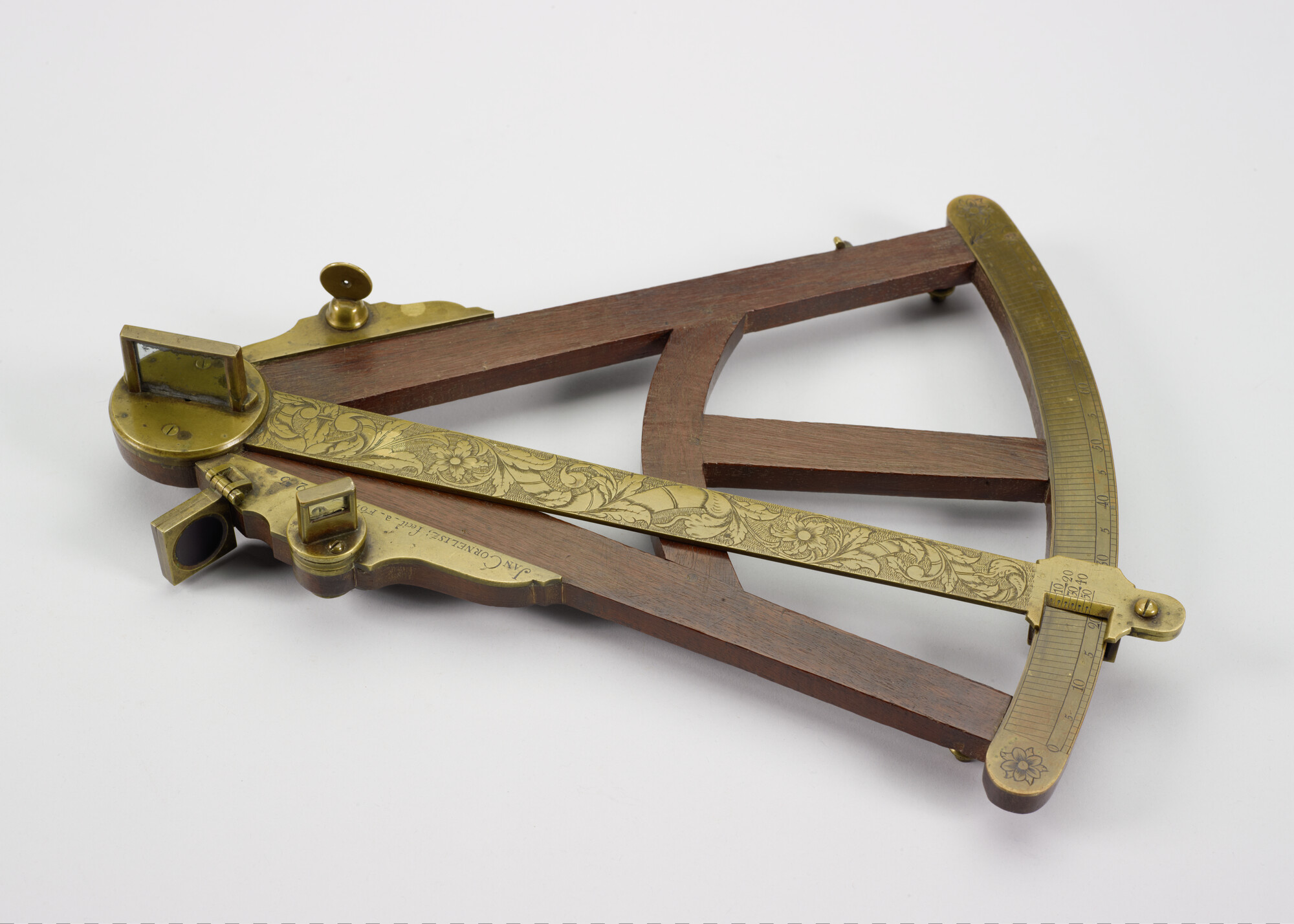 A.3950(26); Octant door Jan Cornelisz. van het eiland Föhr, 1783-1784; octant