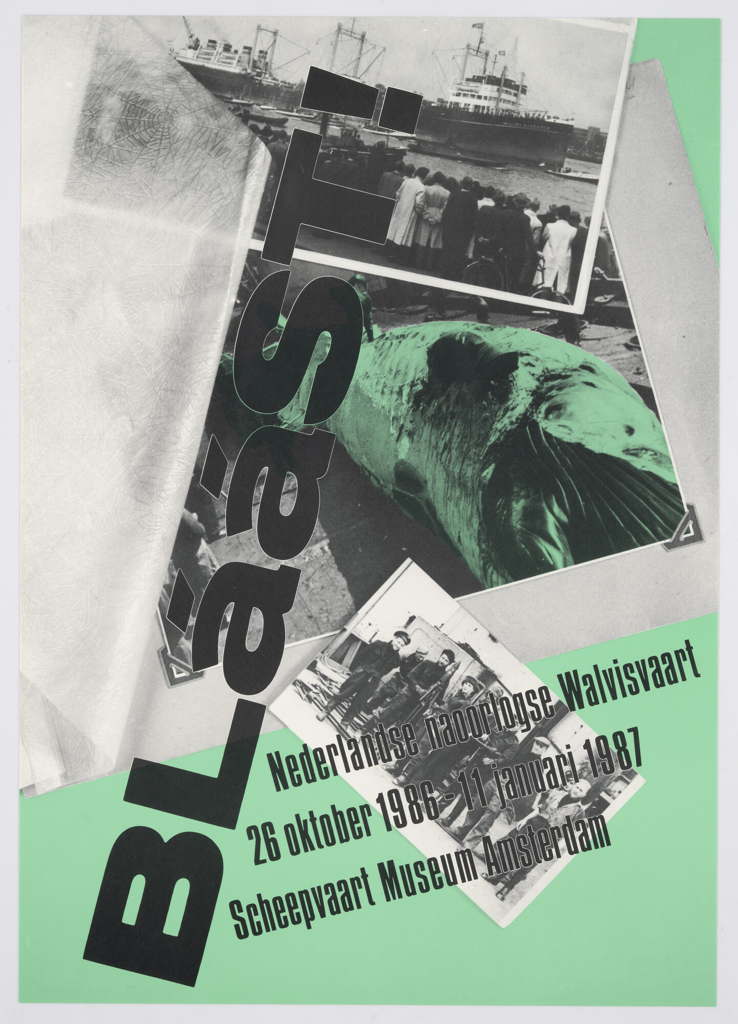 NII [volgnr. 02103]; Affiche voor de tentoonstelling "Blaast"; affiche