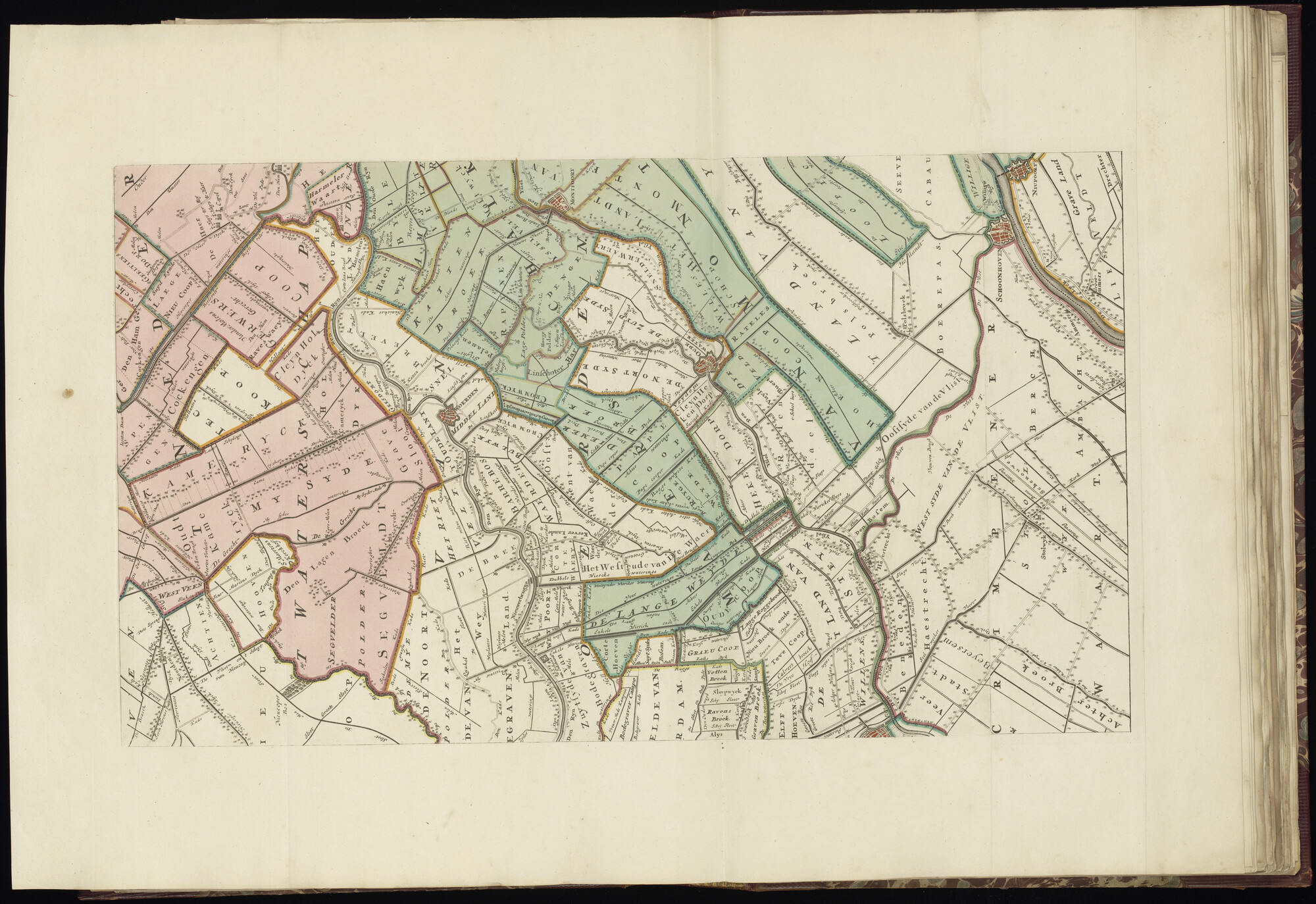 B.0032(032) [kaart 028]; Kaart van Nederland; kaart