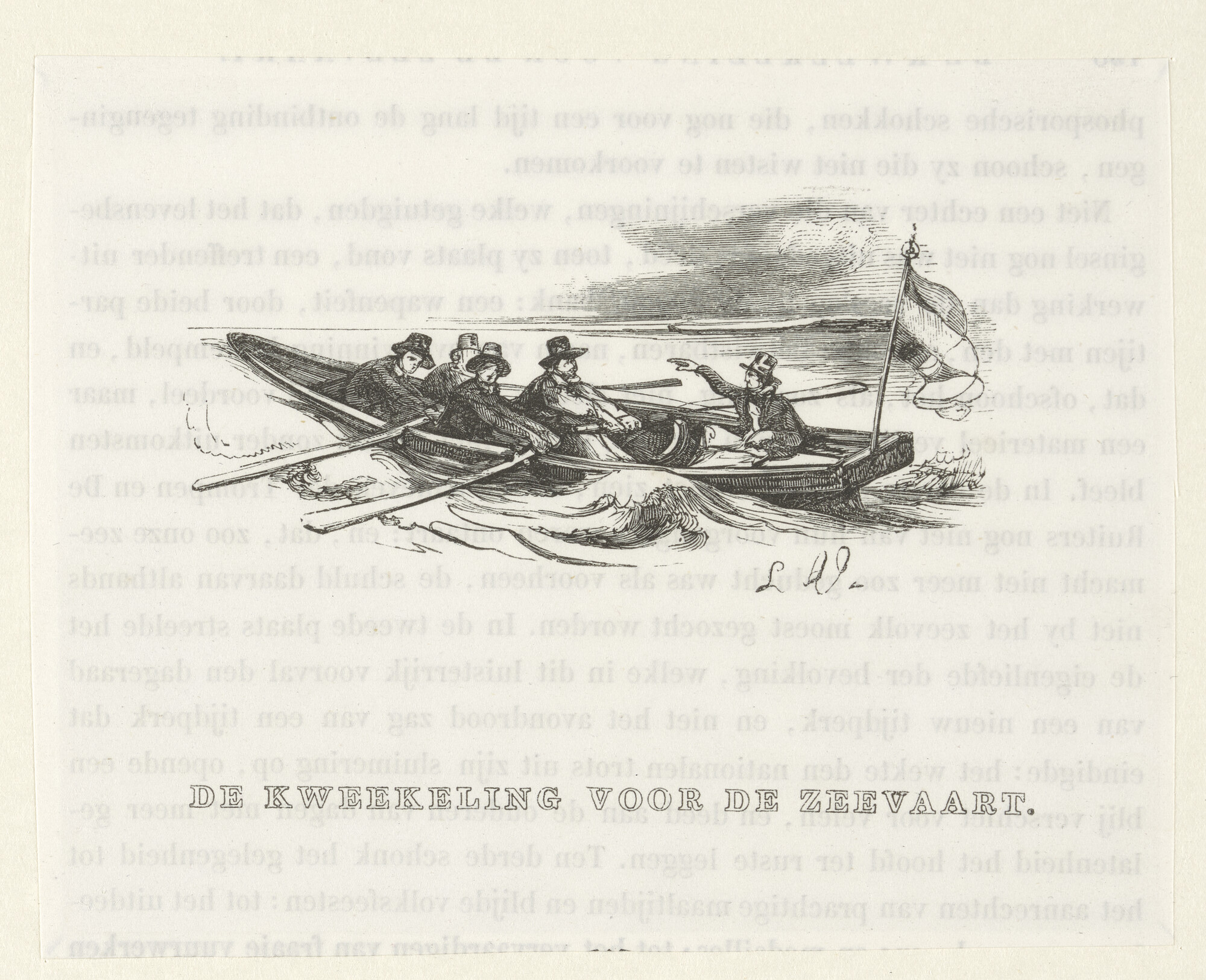 A.4949(02); De kweekeling voor de zeevaart; prent