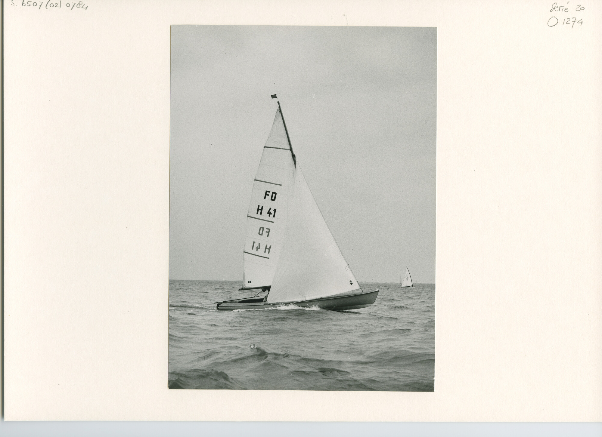 S.6507(02)0784.02; Zwart-wit foto van de FD nummer 41 (Brave Hendrik II); foto