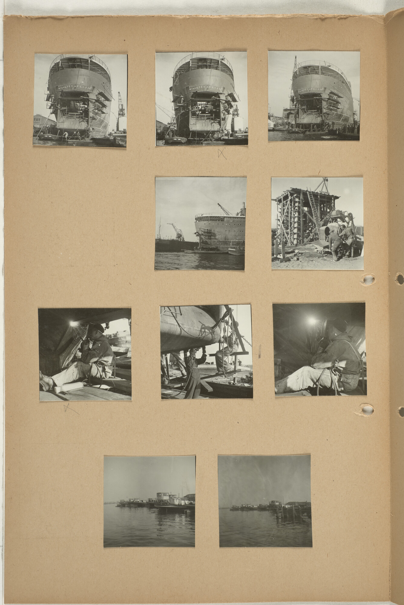 1998.2179; Omslag met een grote hoeveelheid proef foto's gemaakt in opdracht van de Gemeente Handelsinrichtingen in Amsterdam; omslag