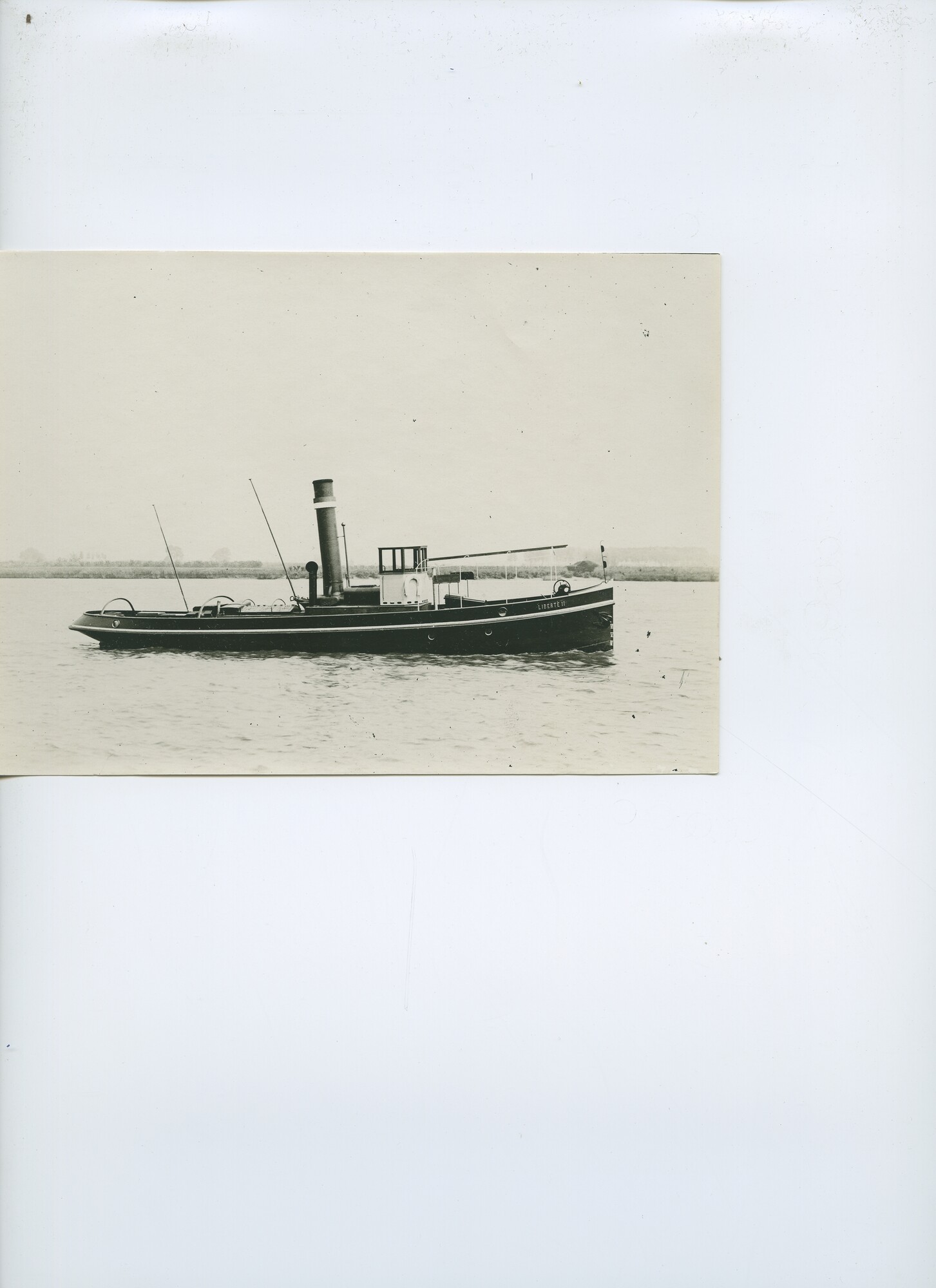 S.6386(114)0148; Foto van stoomsleepboot Liberté II; foto