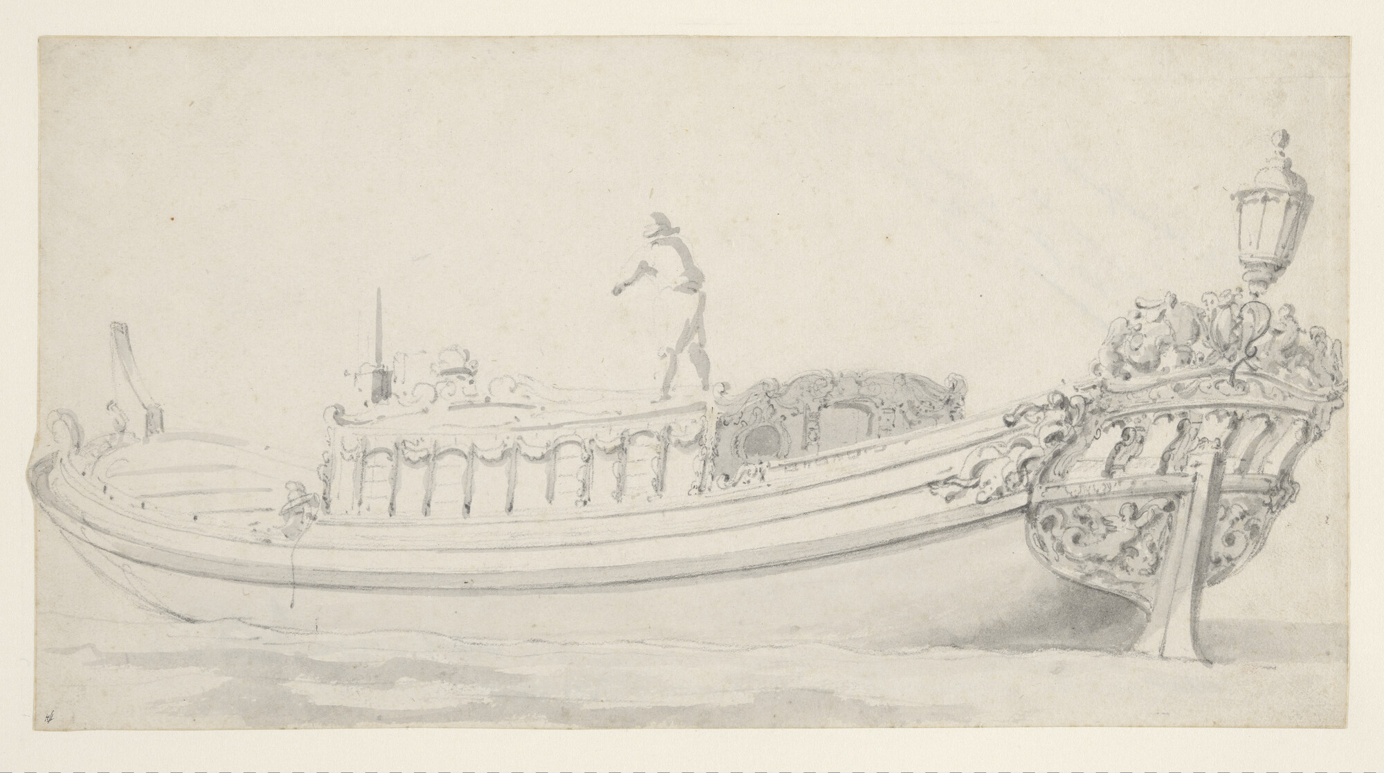 A.0149(0162); Het stadsjacht van Amsterdam; tekening