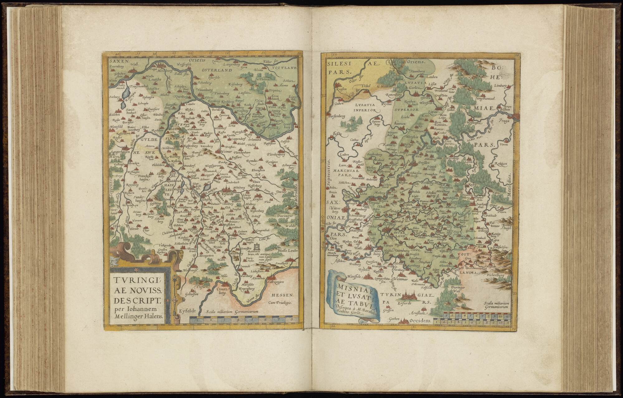 A.0145(042) [kaart 046]; Kaart van Oost-Duitsland en kaart van Oost-Duitsland en Noordwest-Tsjechië; kaart