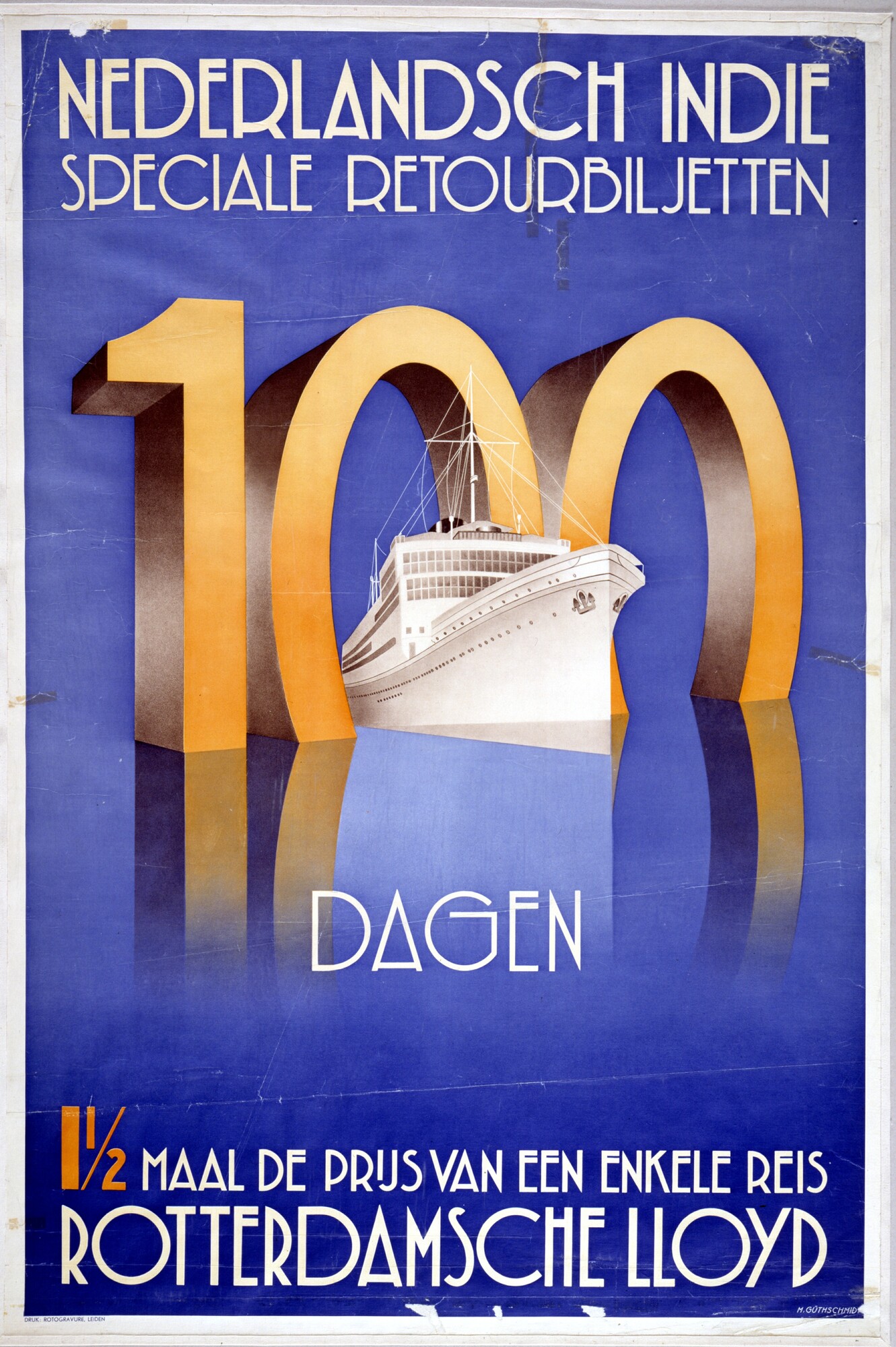 S.4294(10); Koninklijke Rotterdamsche Lloyd; affiche