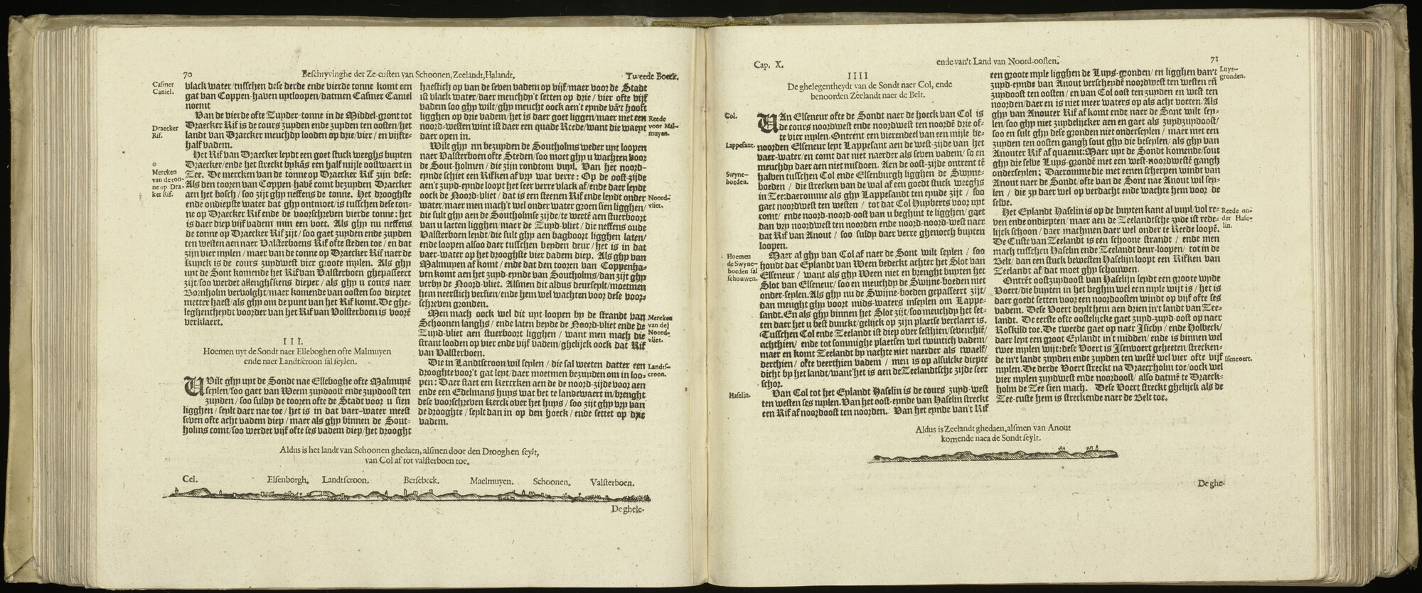 S.2856 [kaart 104]; Beschrijvingen en kustaanzichten van Zuidwest-Zweden; kaart