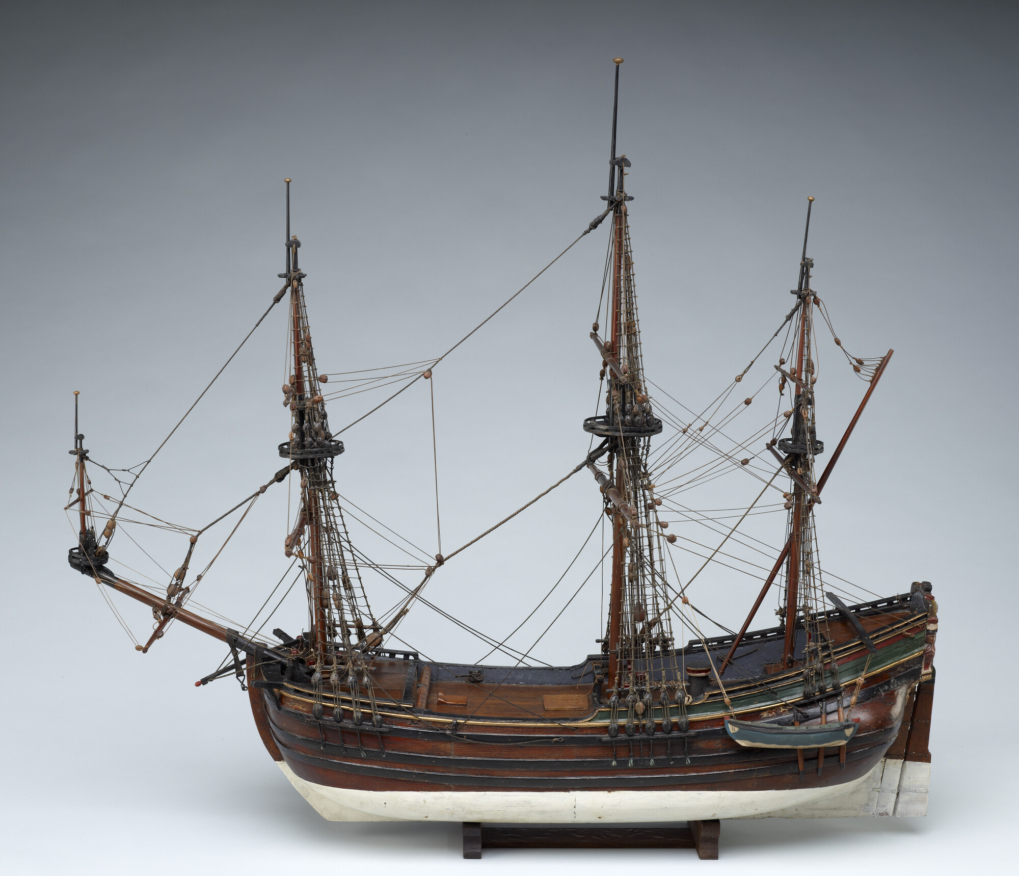 A.0149(0006); Model van de walvisvaarder Wilhelm Prins van Oranje; scheepsmodel