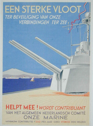 A.5755(02); 'Helpt Mee! wordt contibuant van het Algemeen Nederlandsch Comité Onze; affiche