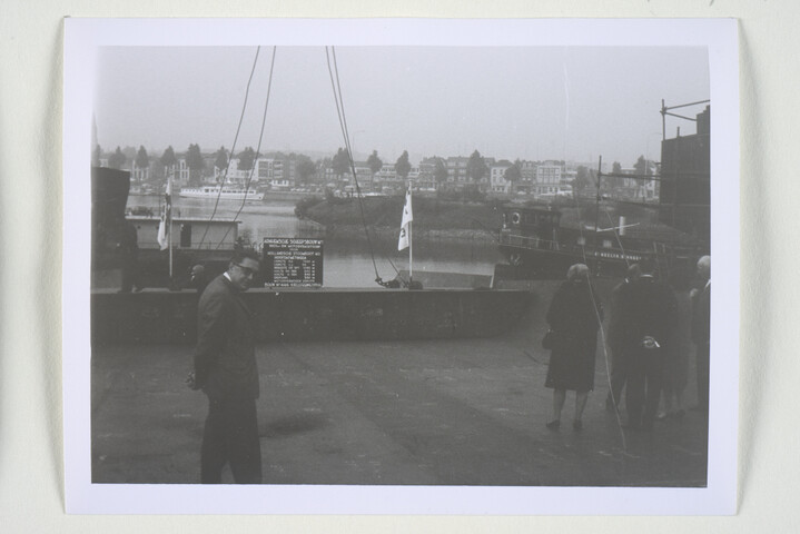 S.5219(12)0459; Foto's van de kiellegging van het Ro-Ro vrachtschip ms. 'Amstelstroom' op de langshelling van de ASM; fotoreportage