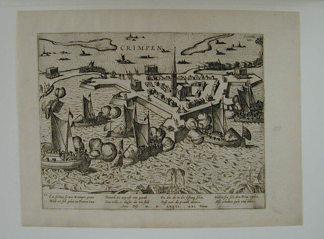 A.0145(027)143; Krimpen gaat over naar de Prins, 21 februari 1576; prent