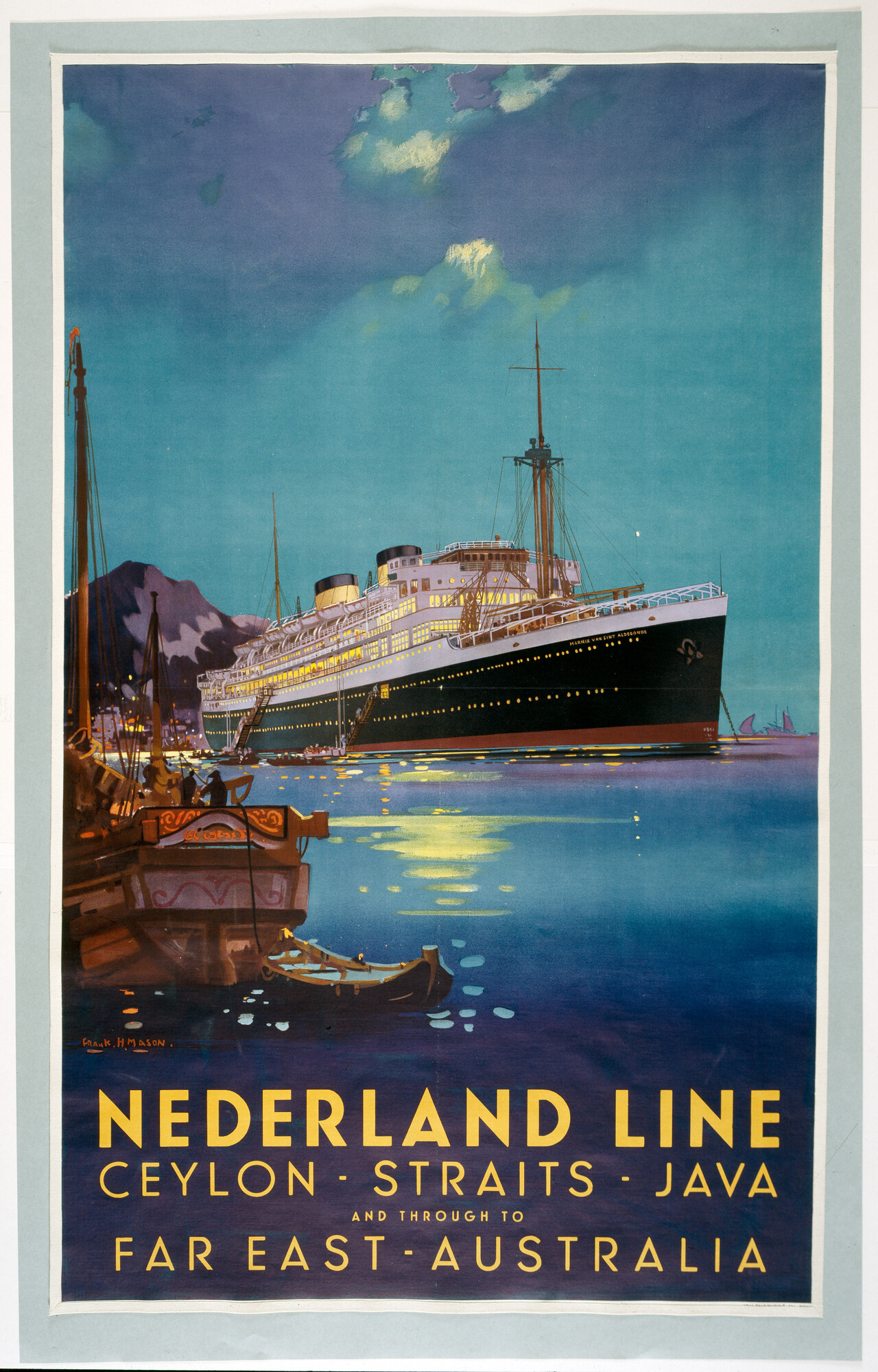 A.5444(01); Affiche van de Stoomvaart-Maatschappij "Nederland" (SMN); affiche