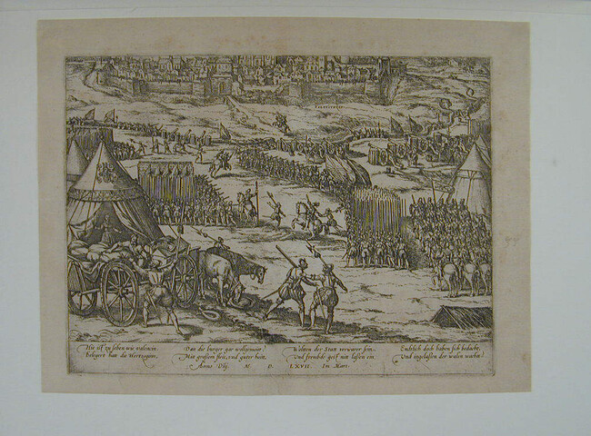 A.0145(027)099; De inname van Valenciennes, 24 maart 1567; prent