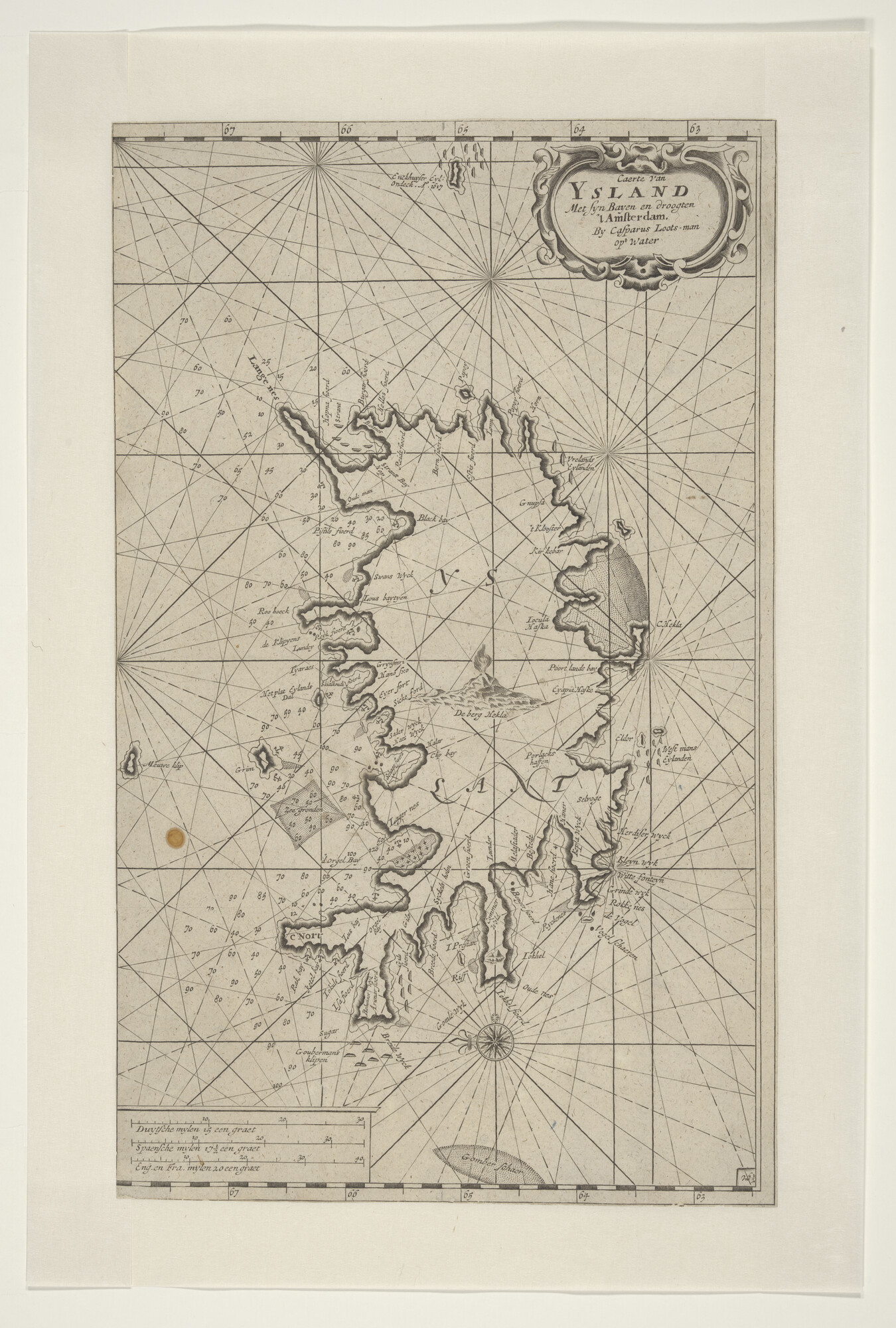 S.1072(02)01; Zeekaart van IJsland en omringende wateren; zeekaart