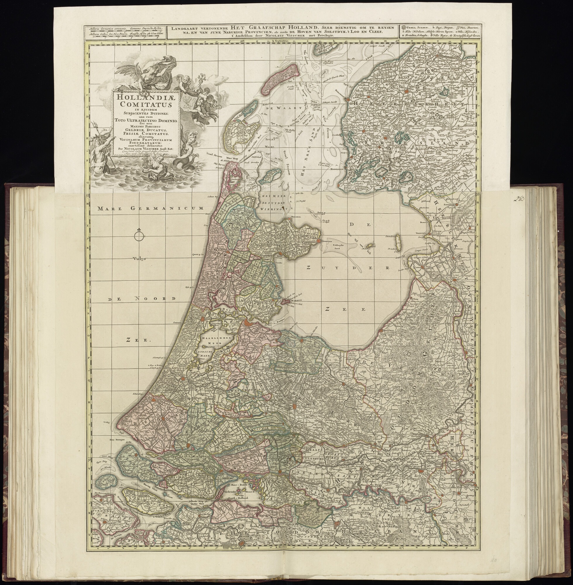 B.0032(029) [kaart 038]; Kaart van Nederland; kaart