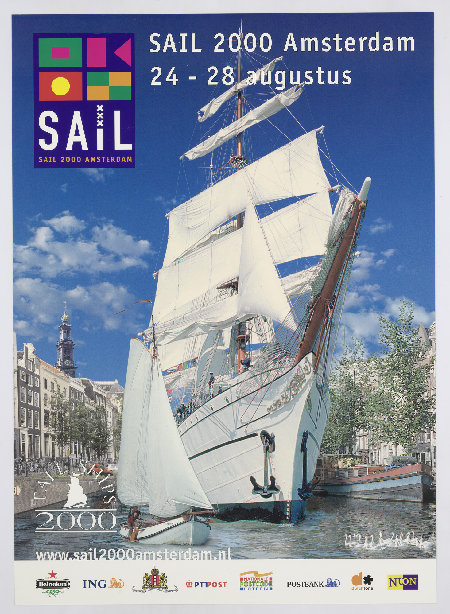 2000.1959; Affiche Sail Amsterdam 2000; affiche