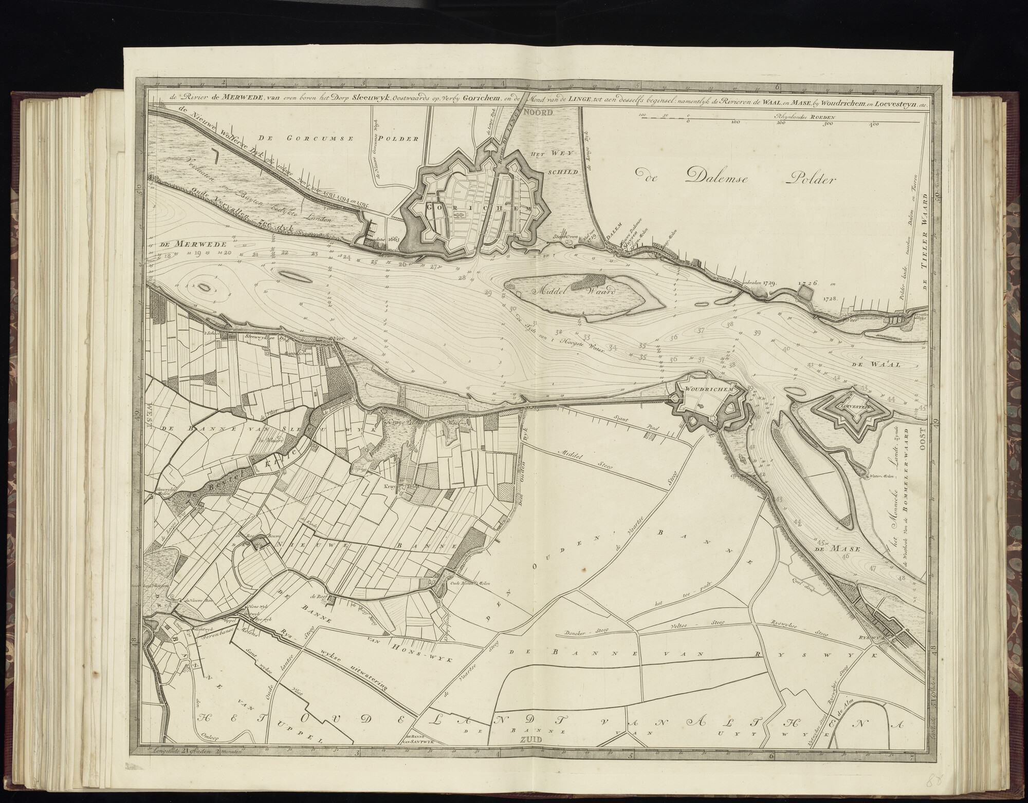 B.0032(029) [kaart 053]; Kaart van Centraal-Nederland; kaart