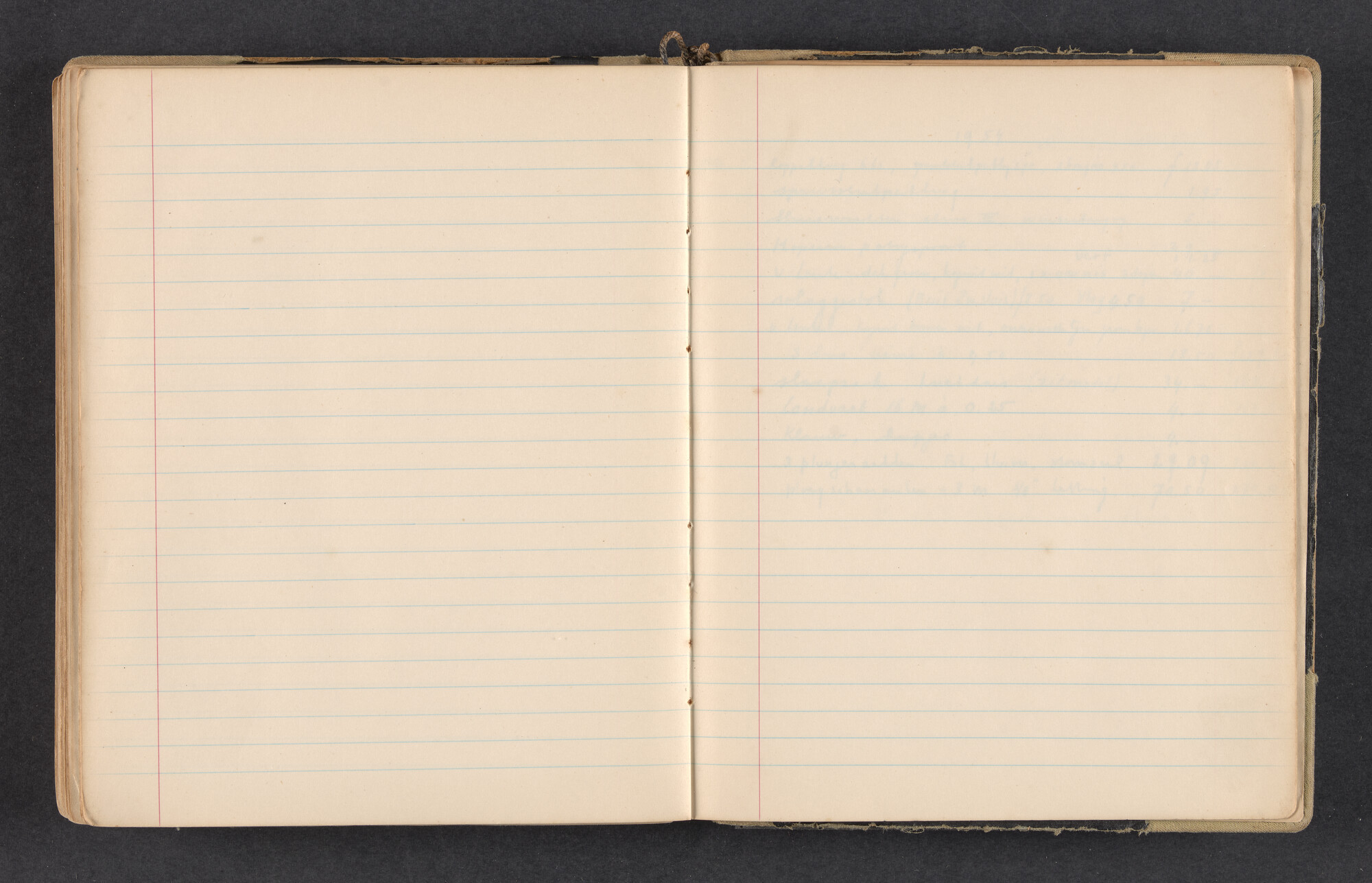 2017.0791; Logboek c.q. fotoalbum van reizen met zeeschouw Grutto in Nederland, 1952-1954; logboek
