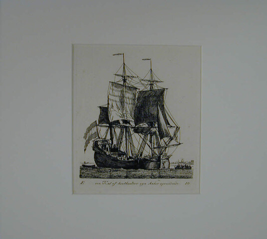 A.0149(0132); Prent uit de suite 'Verscheide soorten van Hollandse schepen'; prent