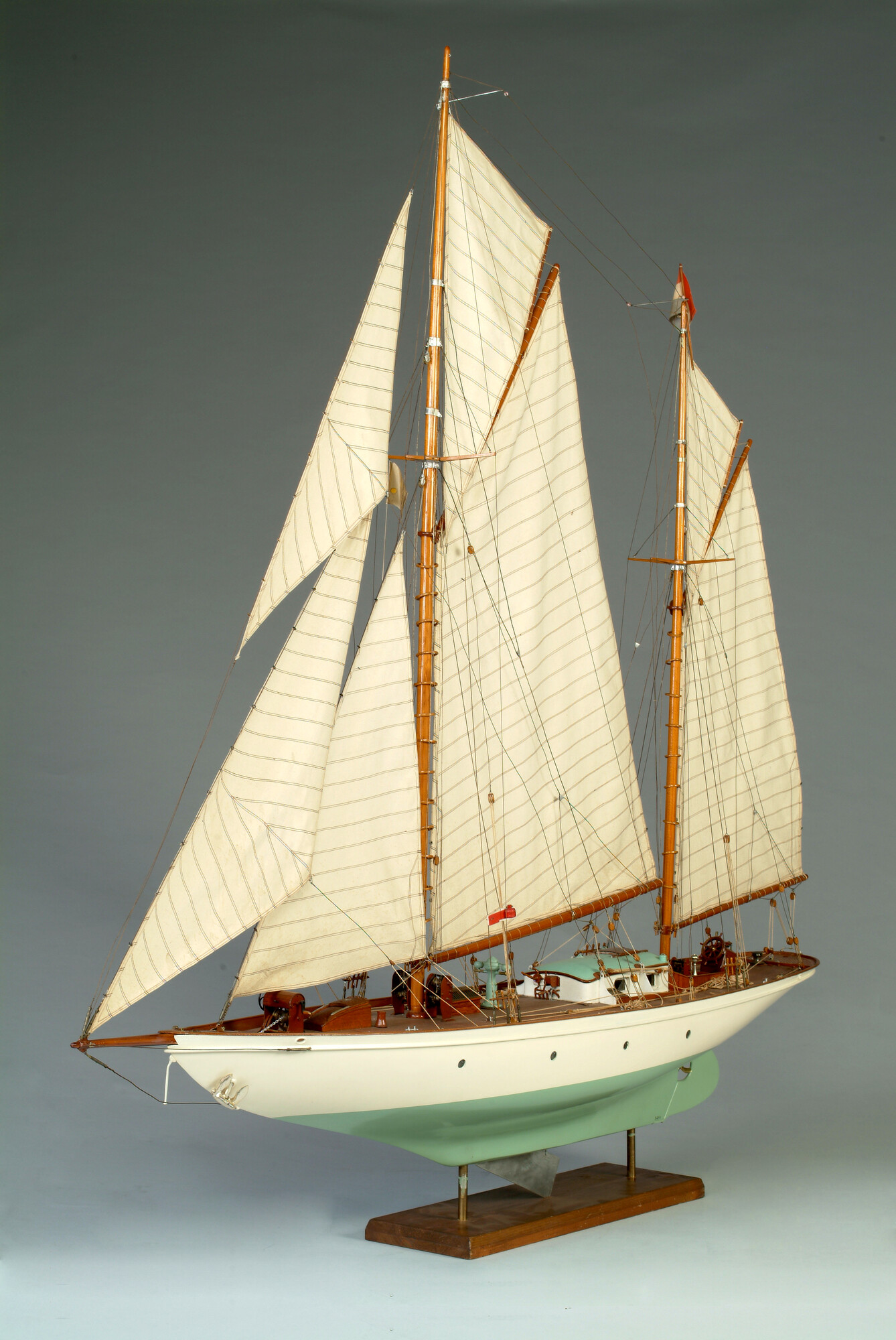 S.4773; Model van het kitsjacht Frida; scheepsmodel