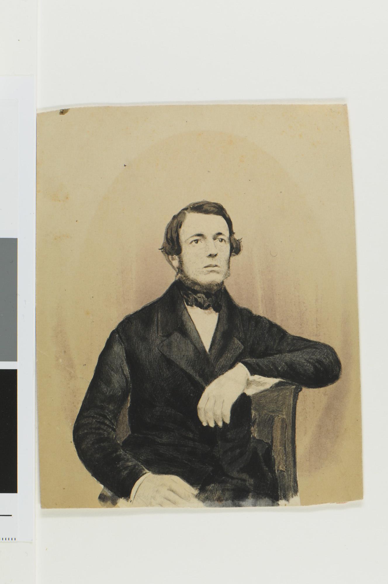 S.1469(02); Portretfoto van Jan Carel Thierry de Bye (1818-1846); foto