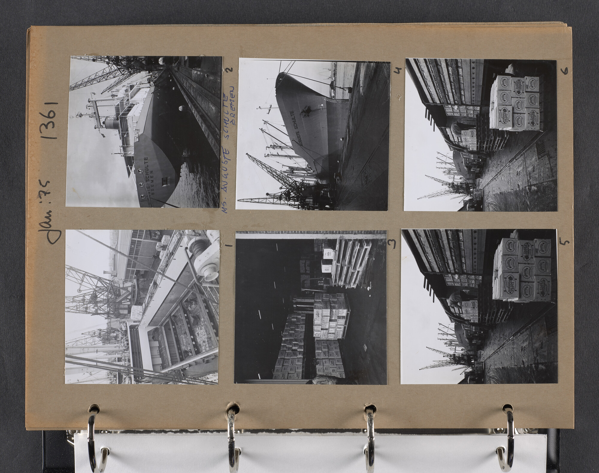 S.9102(35); Multomap met foto's door Ben Burgers, samengesteld door de Vereniging De Amsterdamsche Haven; foto