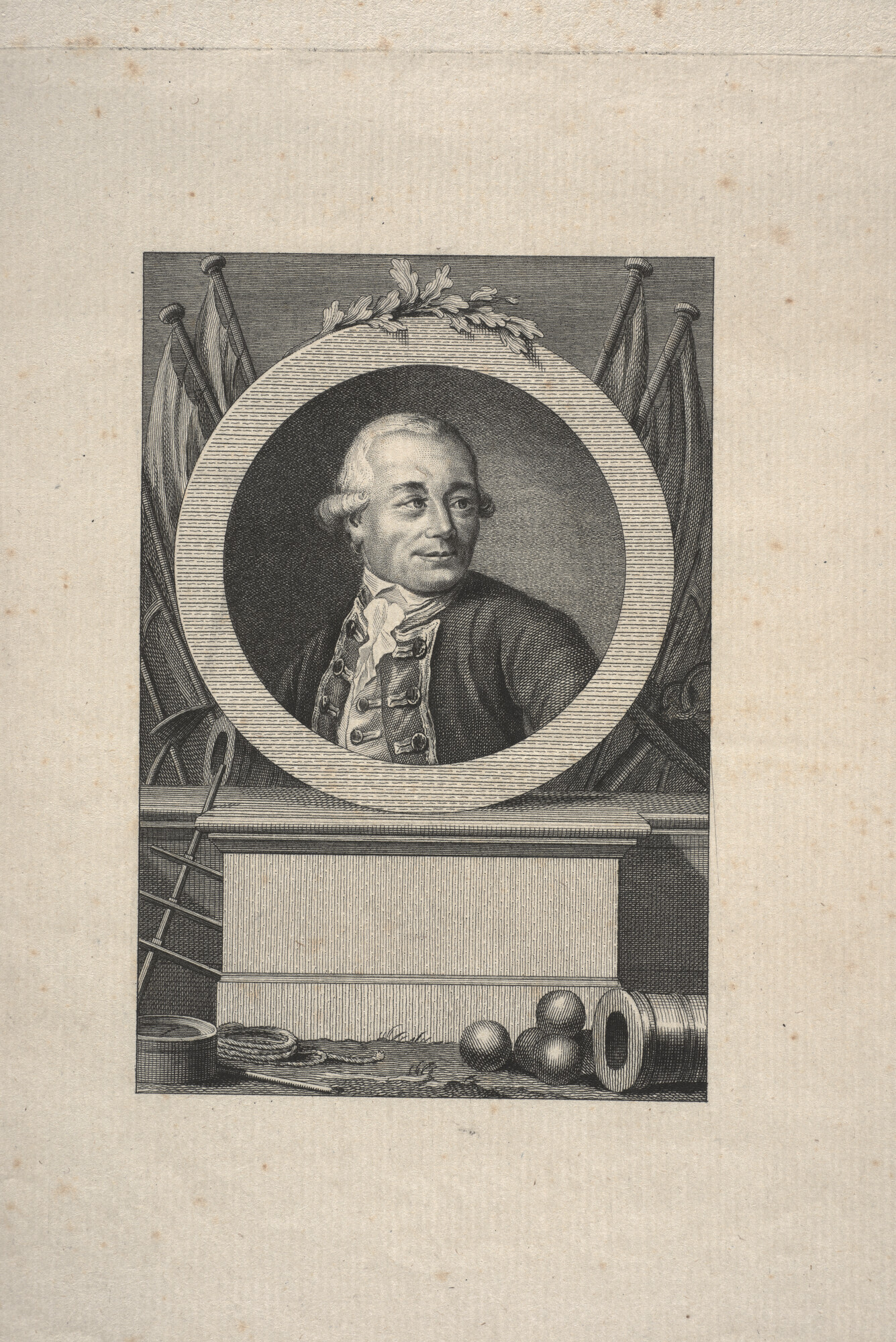 A.0145(179)6; Portret van Willem van Braam, 1732 - na 1789; prent