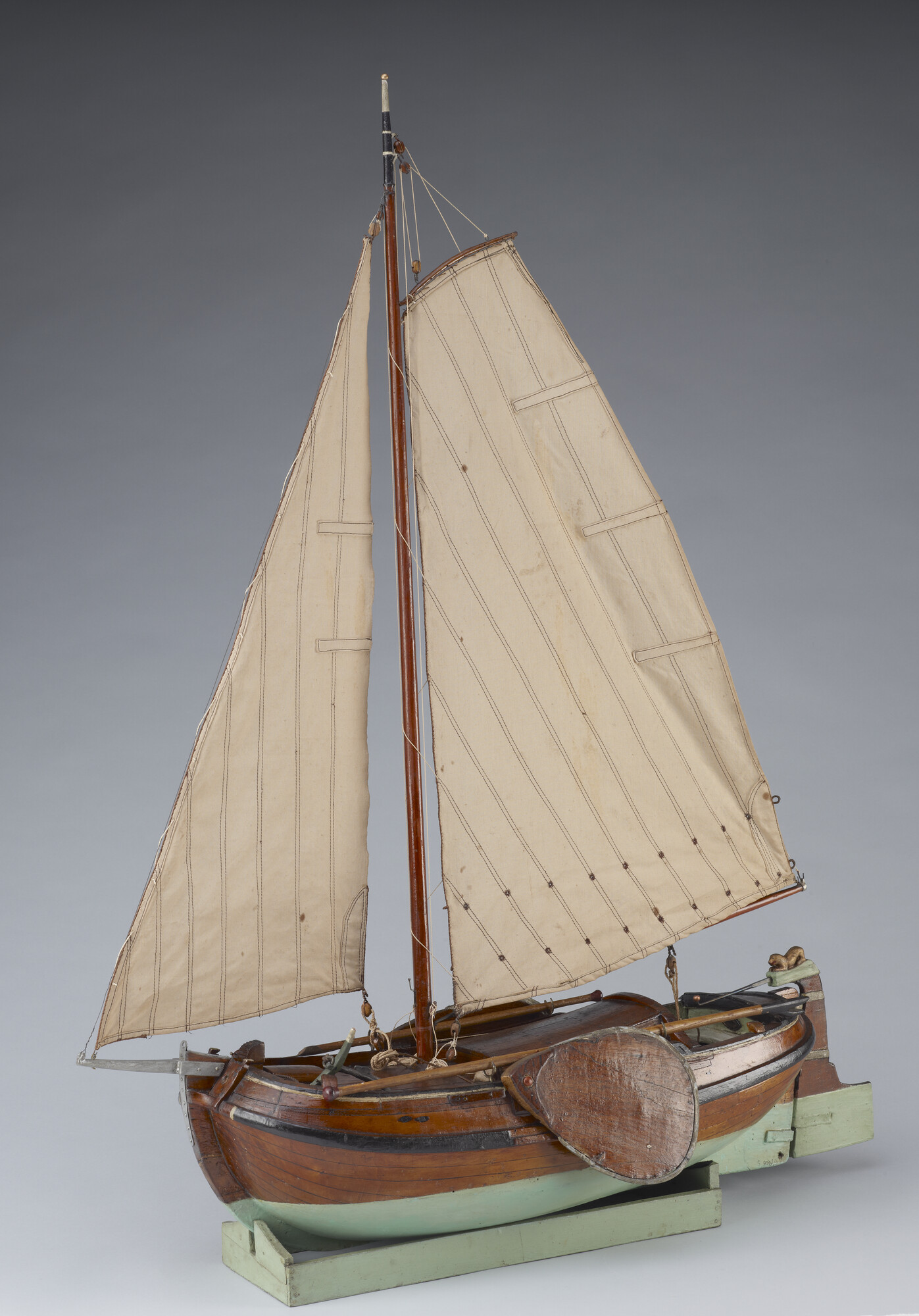S.0906(01); Model van een Friese boeier; scheepsmodel