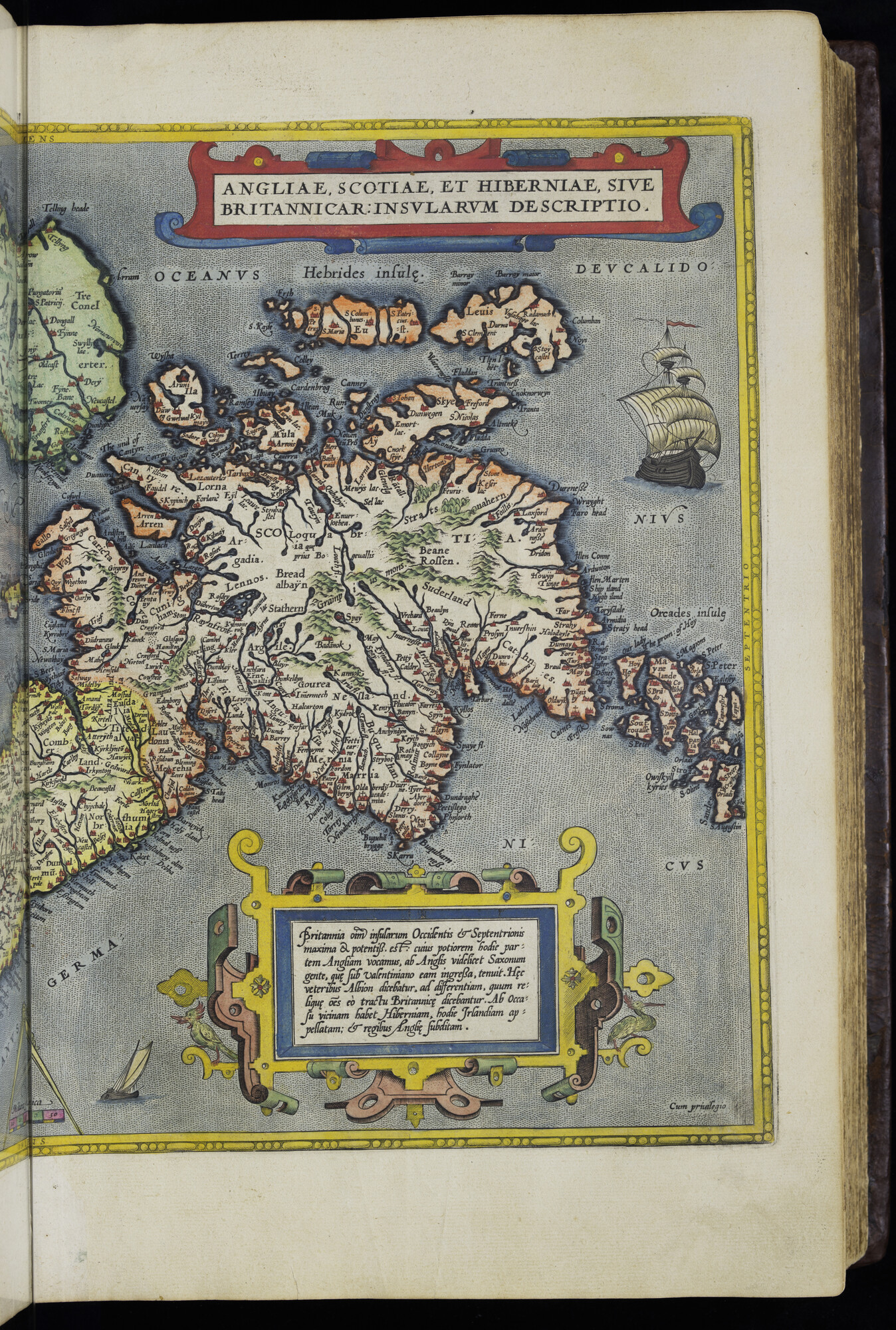 A.0145(232) [kaart 012]; Kaart van de Britse Eilanden; kaart
