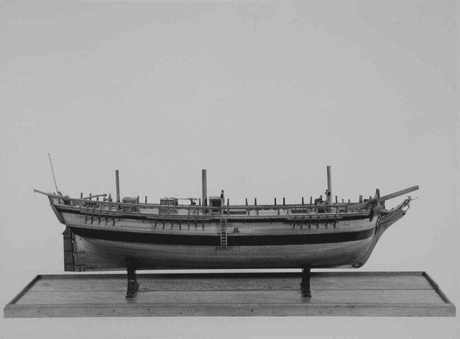 S.0663(07); Model van het driemastschip Cornelis Houtman; scheepsmodel