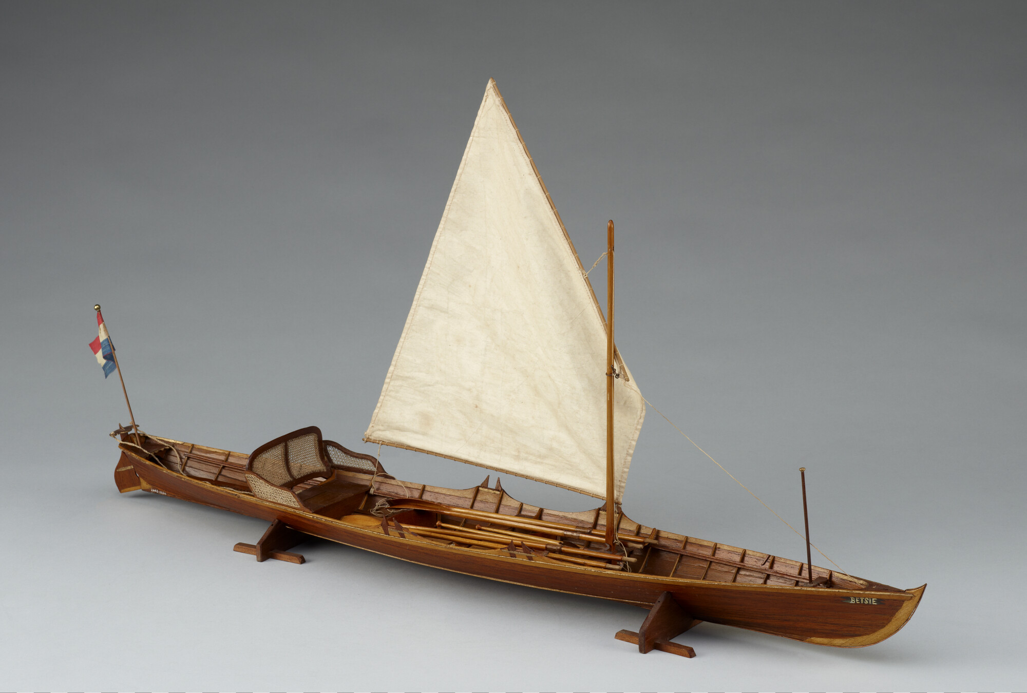 2003.1380; Model van de zeilwherry Betsie; scheepsmodel
