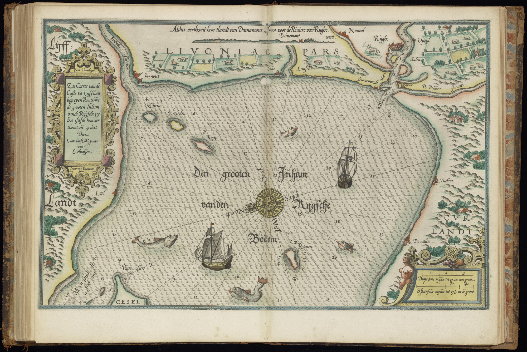 S.3034 [kaart 044]; Kaart van de Golf van Riga met de kusten van Estland en Letland; kaart